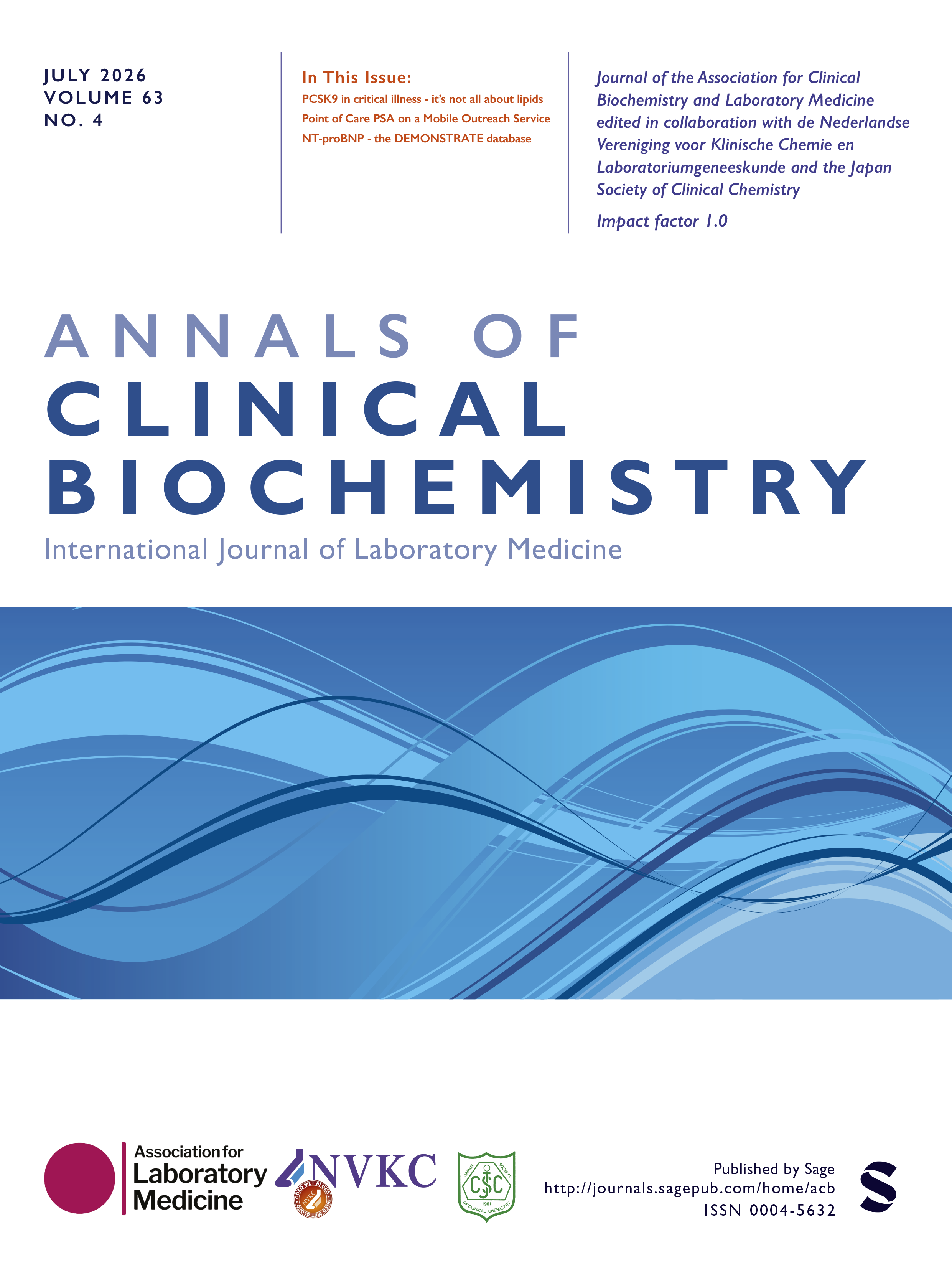 Annals of Clinical Biochemistry: International Journal of Laboratory Medicine journal cover