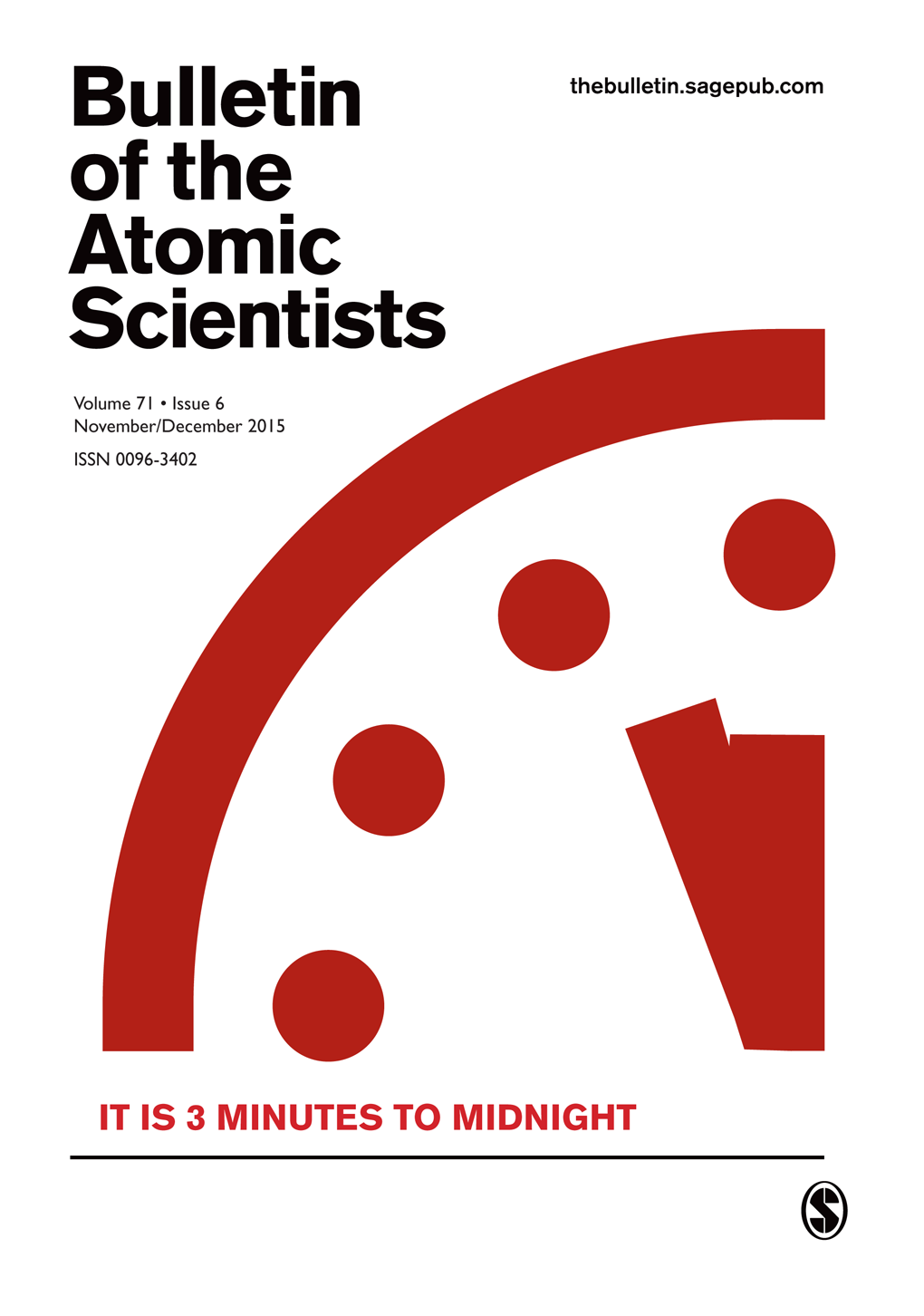 Bulletin of the Atomic Scientists journal cover