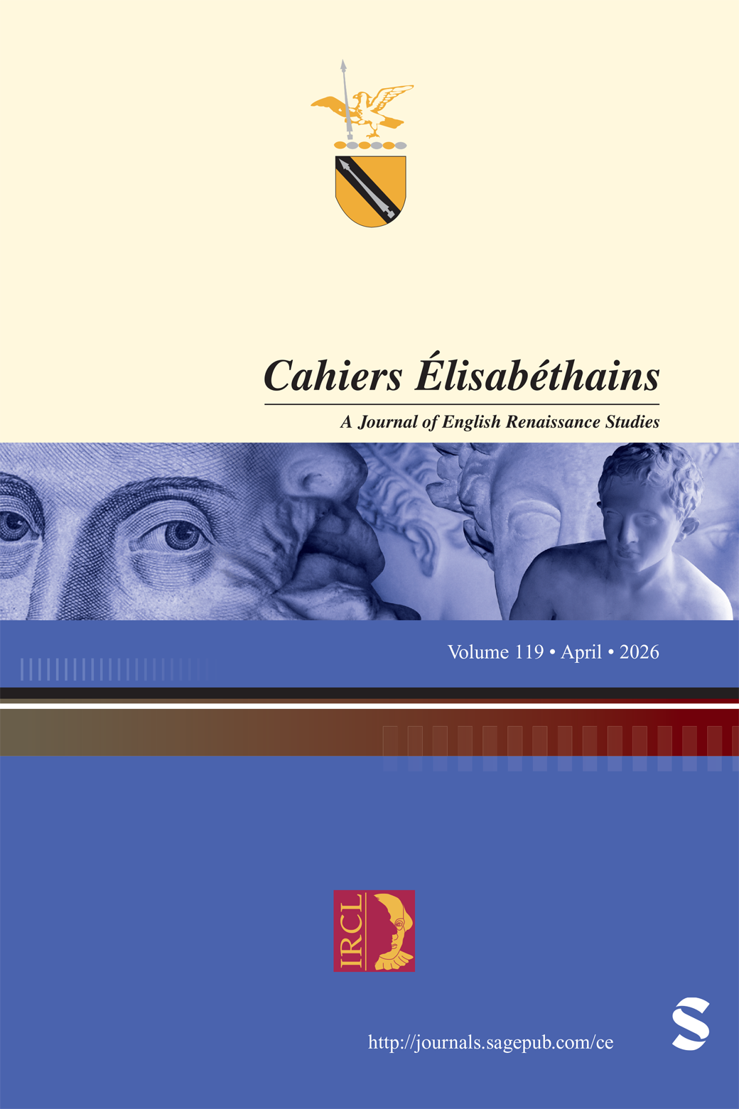 Cahiers Élisabéthains: A Journal of English Renaissance Studies journal cover