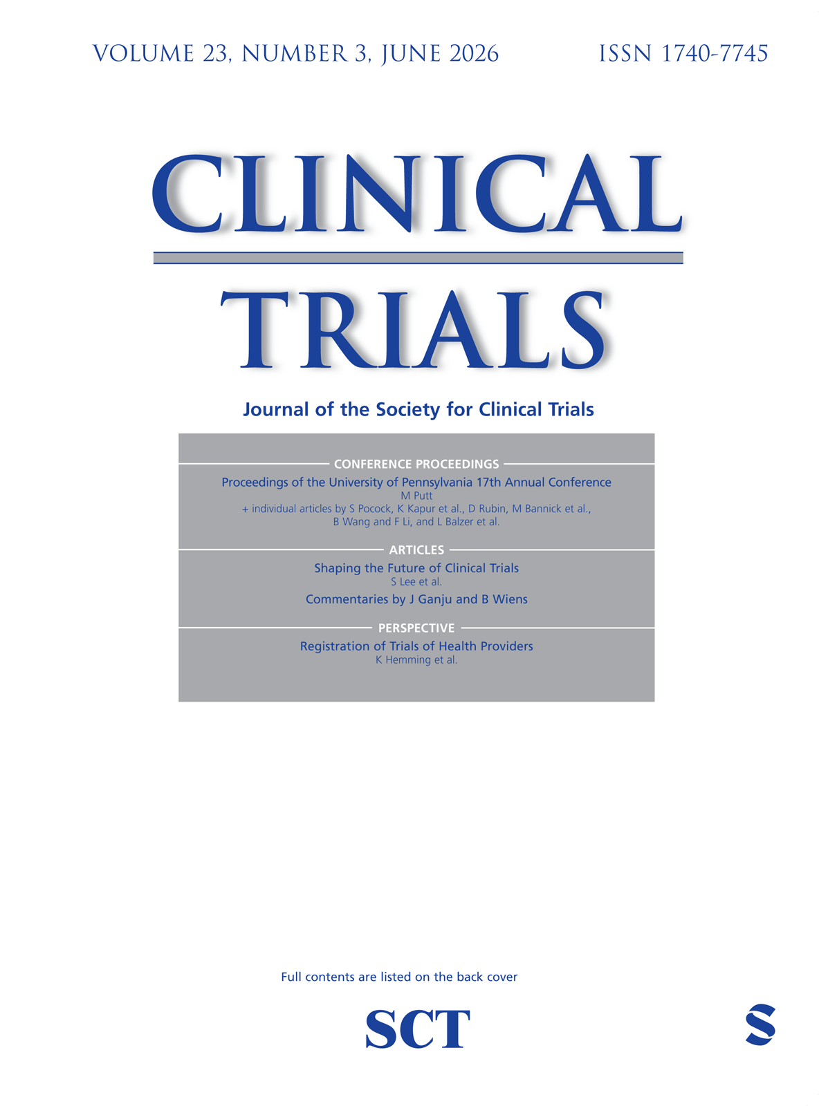 Clinical Trials journal cover