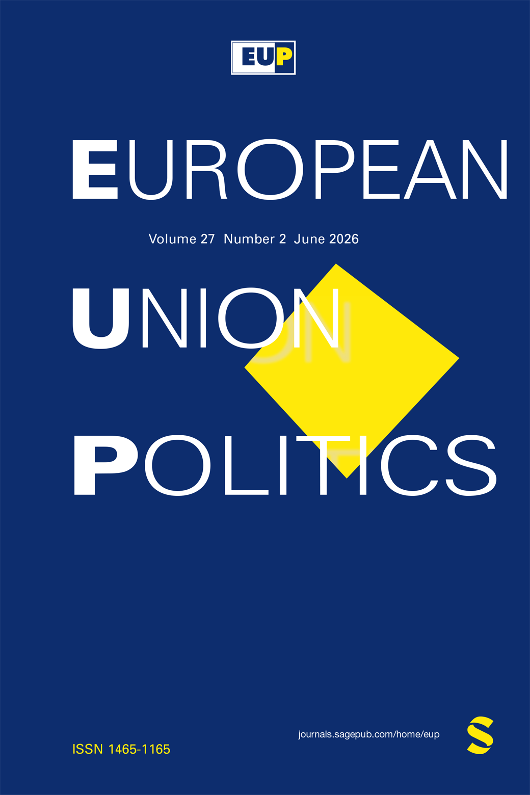 European Union Politics journal cover