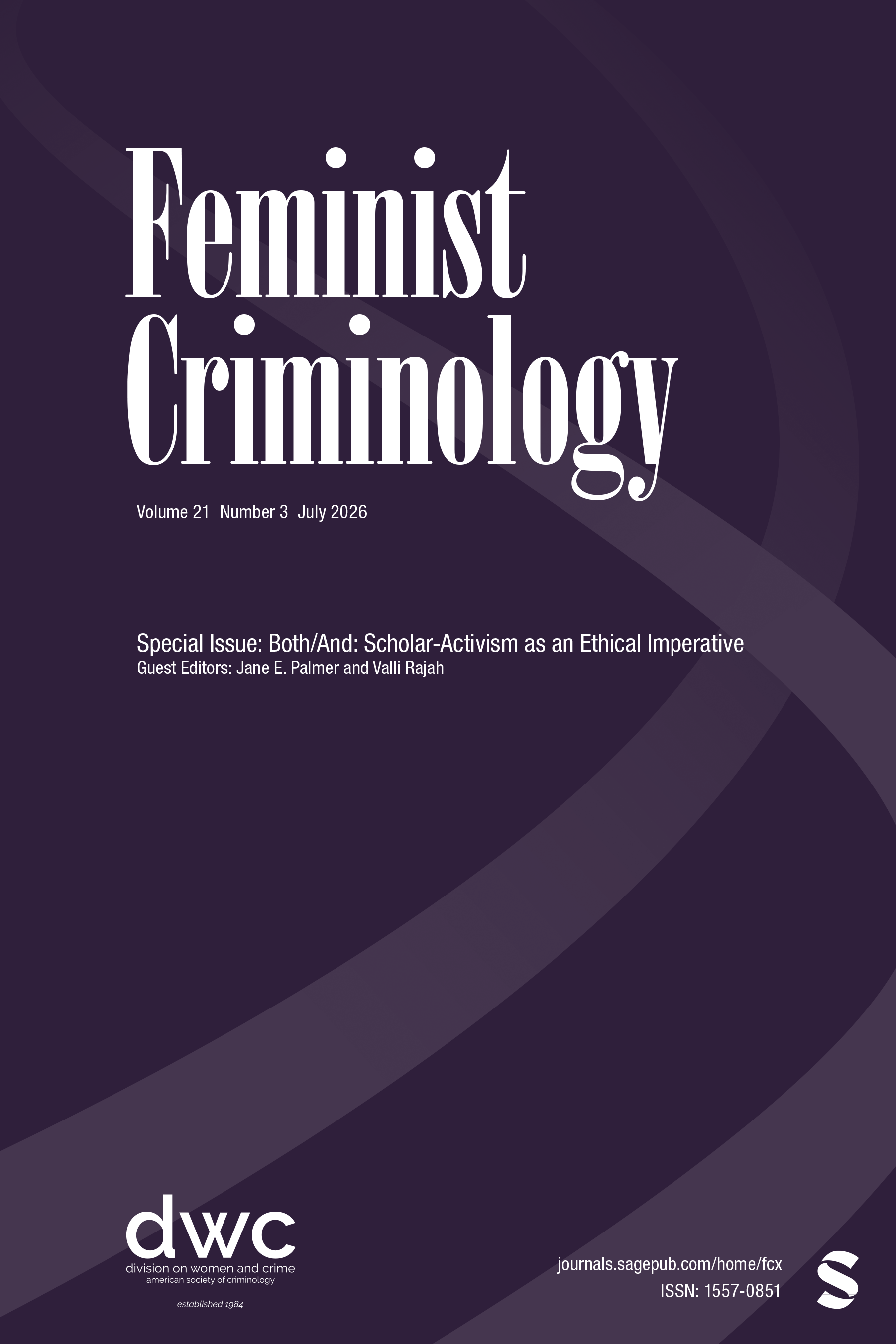 Feminist Criminology journal cover
