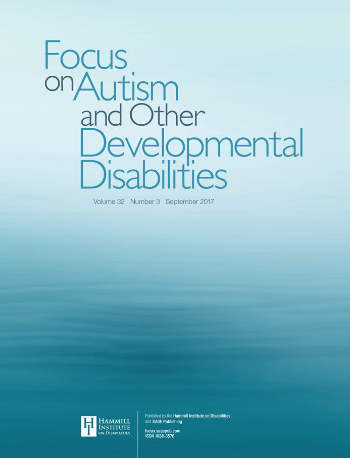 Focus on Autism and Other Developmental Disabilities journal cover