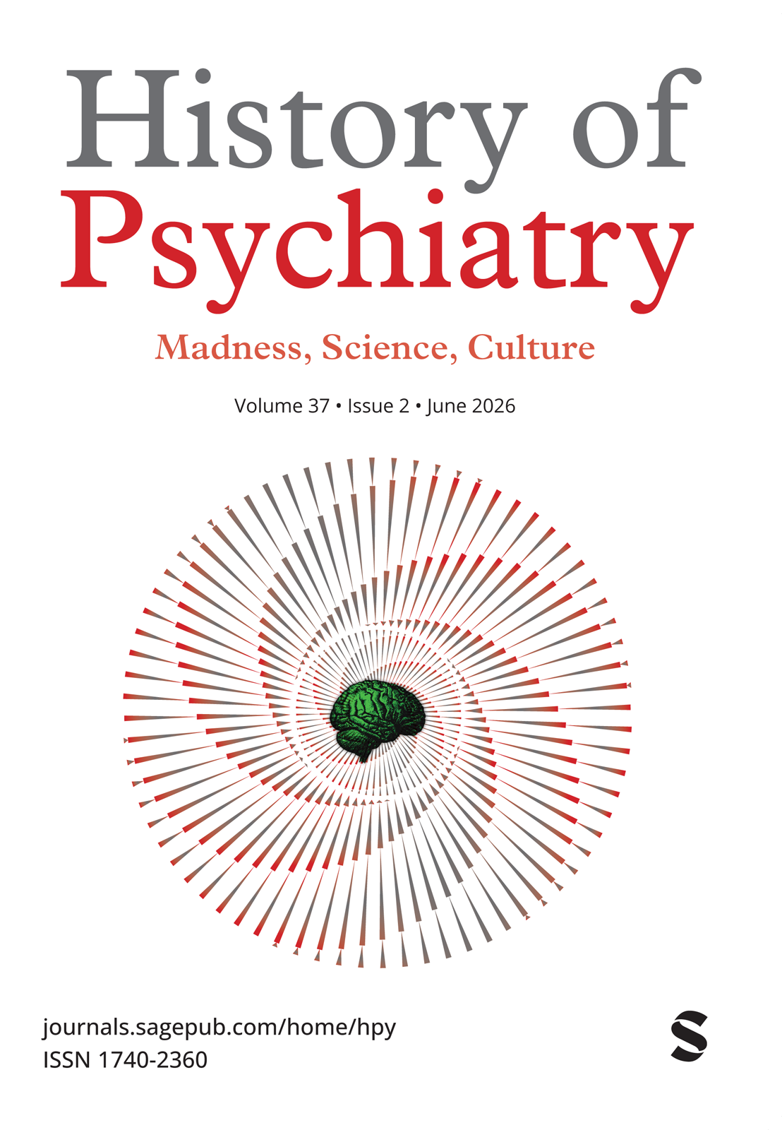 History of Psychiatry: Madness,Science,Culture journal cover