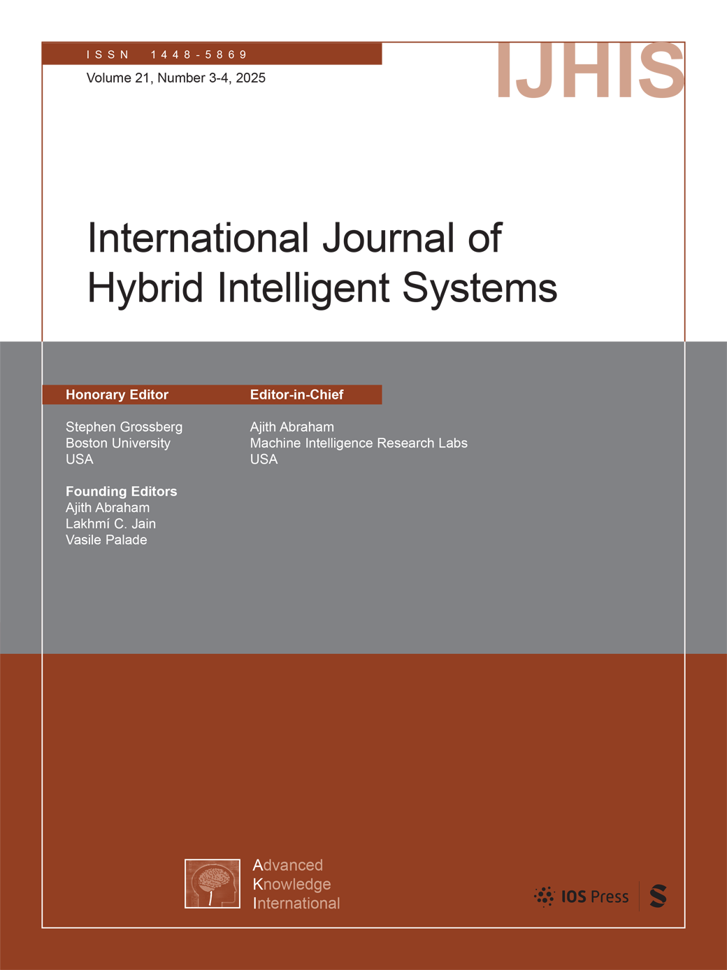 International Journal of Hybrid Intelligent Systems journal cover
