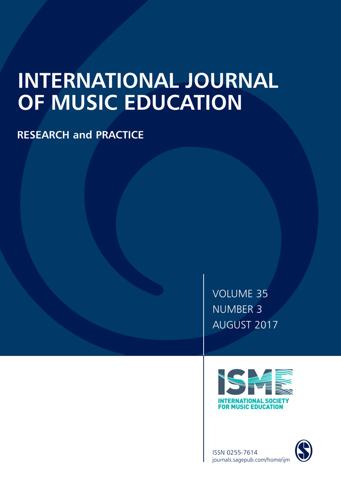International Journal of Music Education journal cover