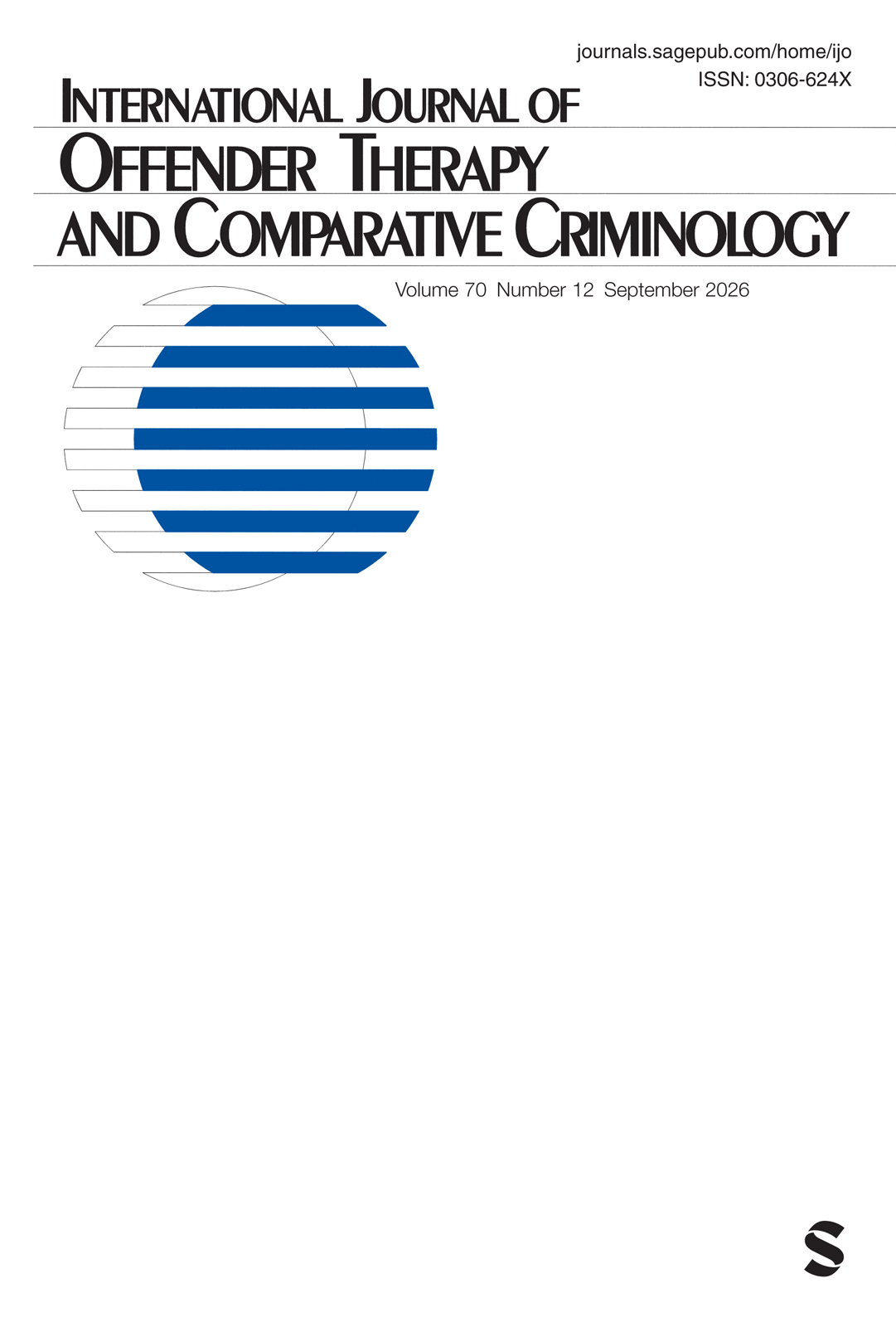 International Journal of Offender Therapy and Comparative Criminology journal cover