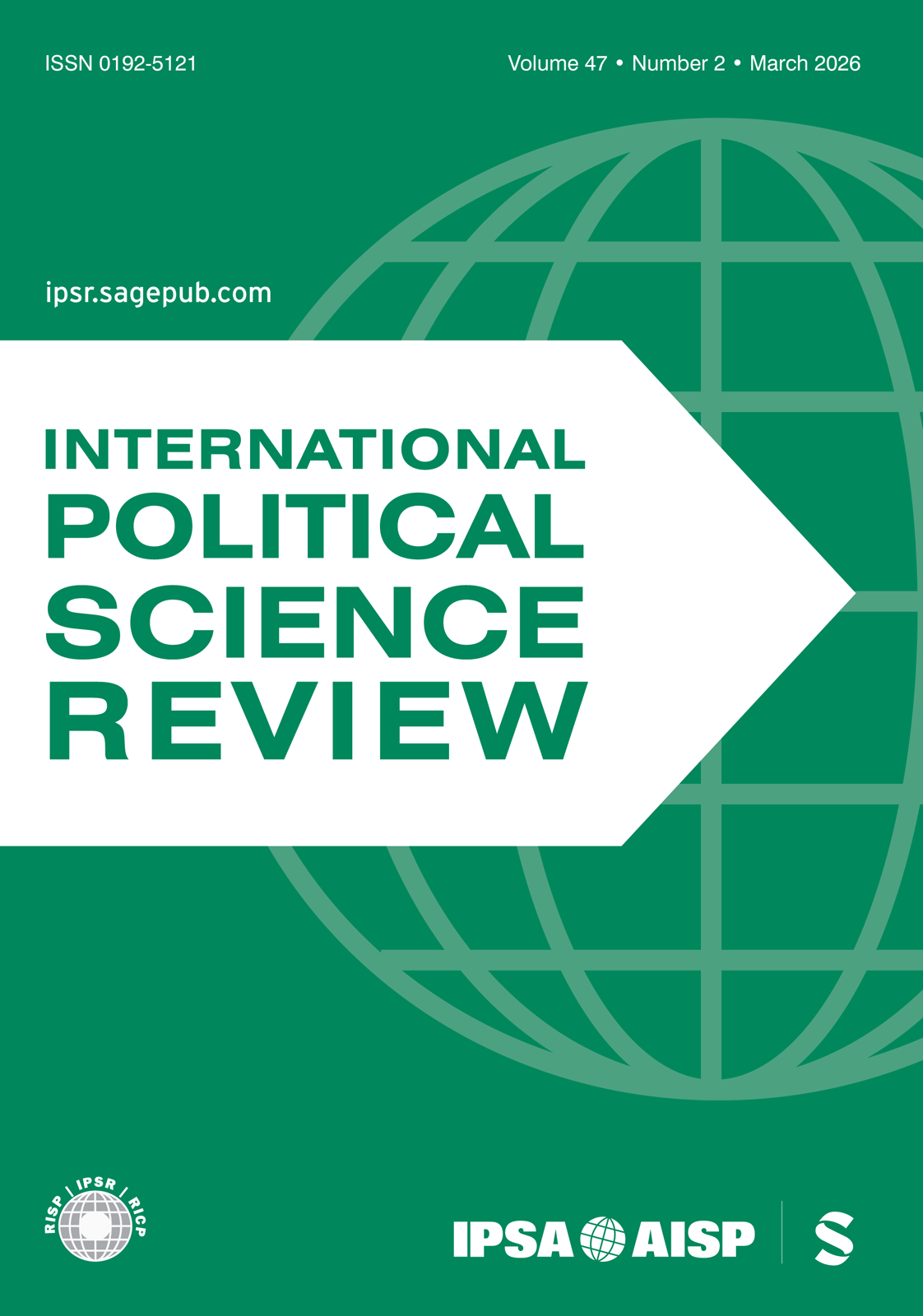 International Political Science Review journal cover
