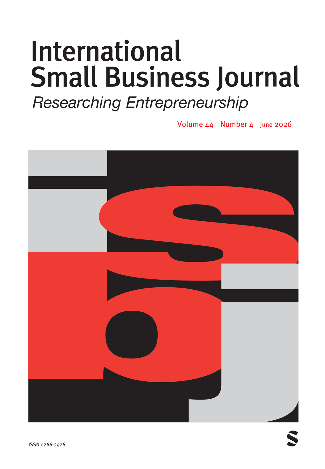 International Small Business Journal: Researching Entrepreneurship journal cover