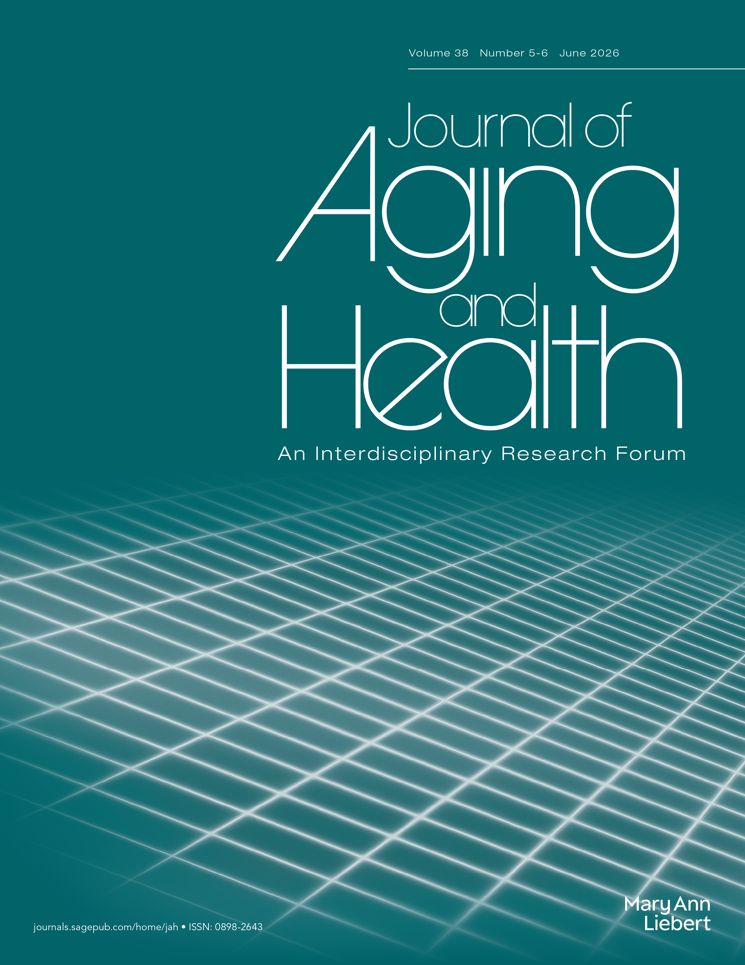 Journal of Aging and Health journal cover