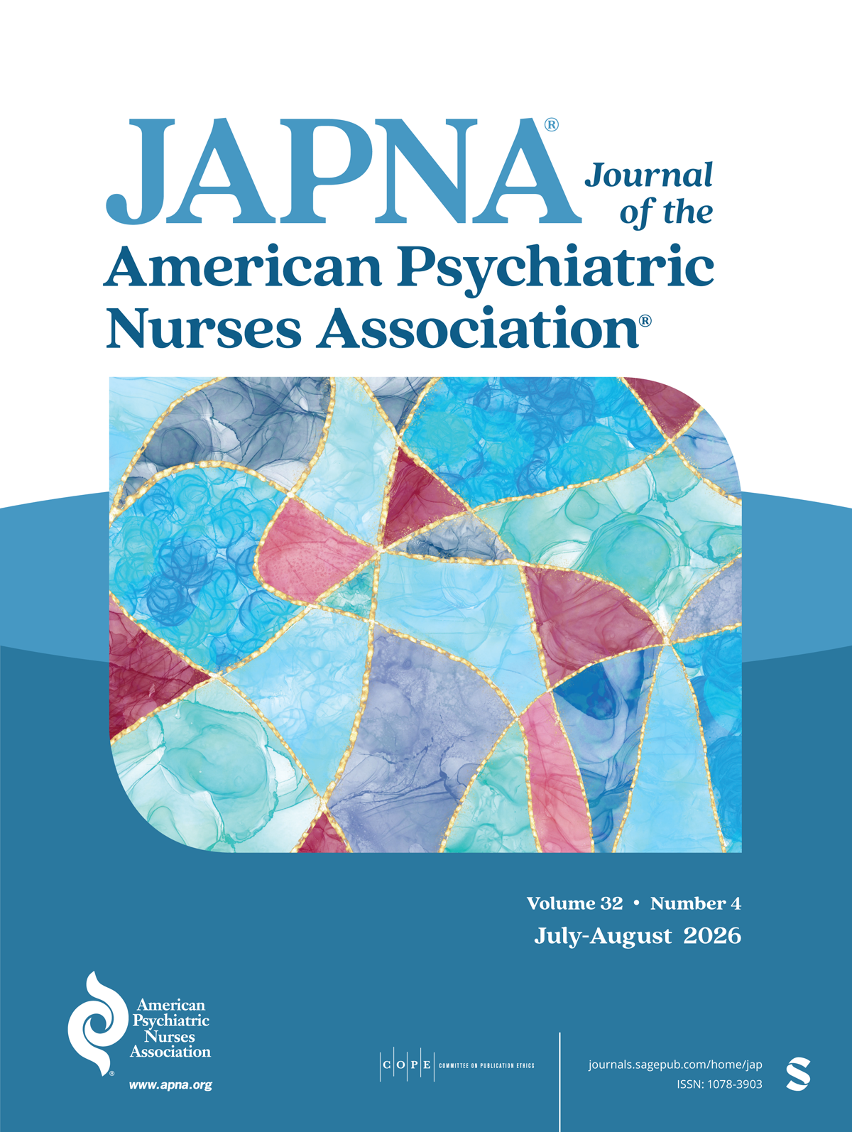 Journal of the American Psychiatric Nurses Association journal cover