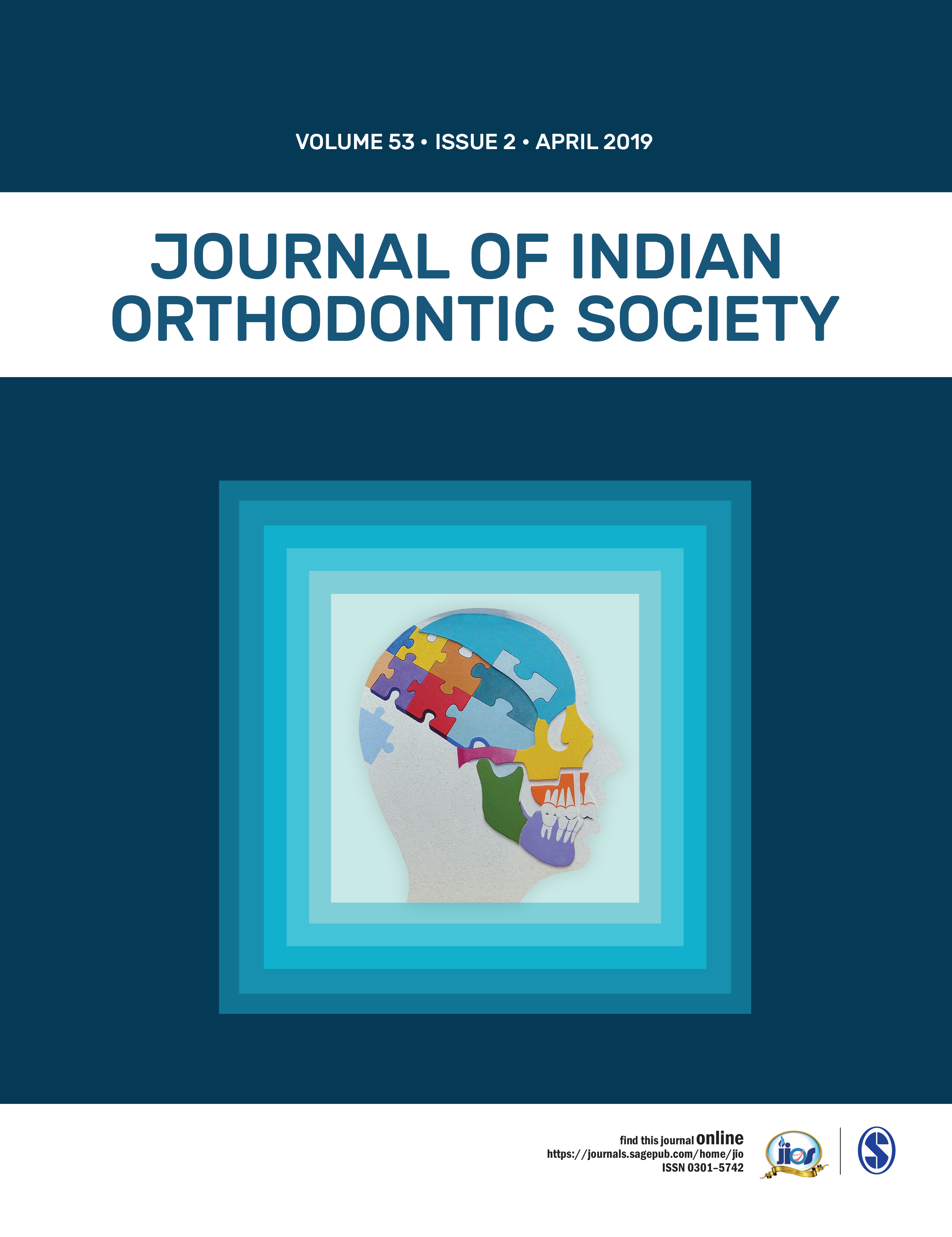 Journal of Indian Orthodontic Society journal cover
