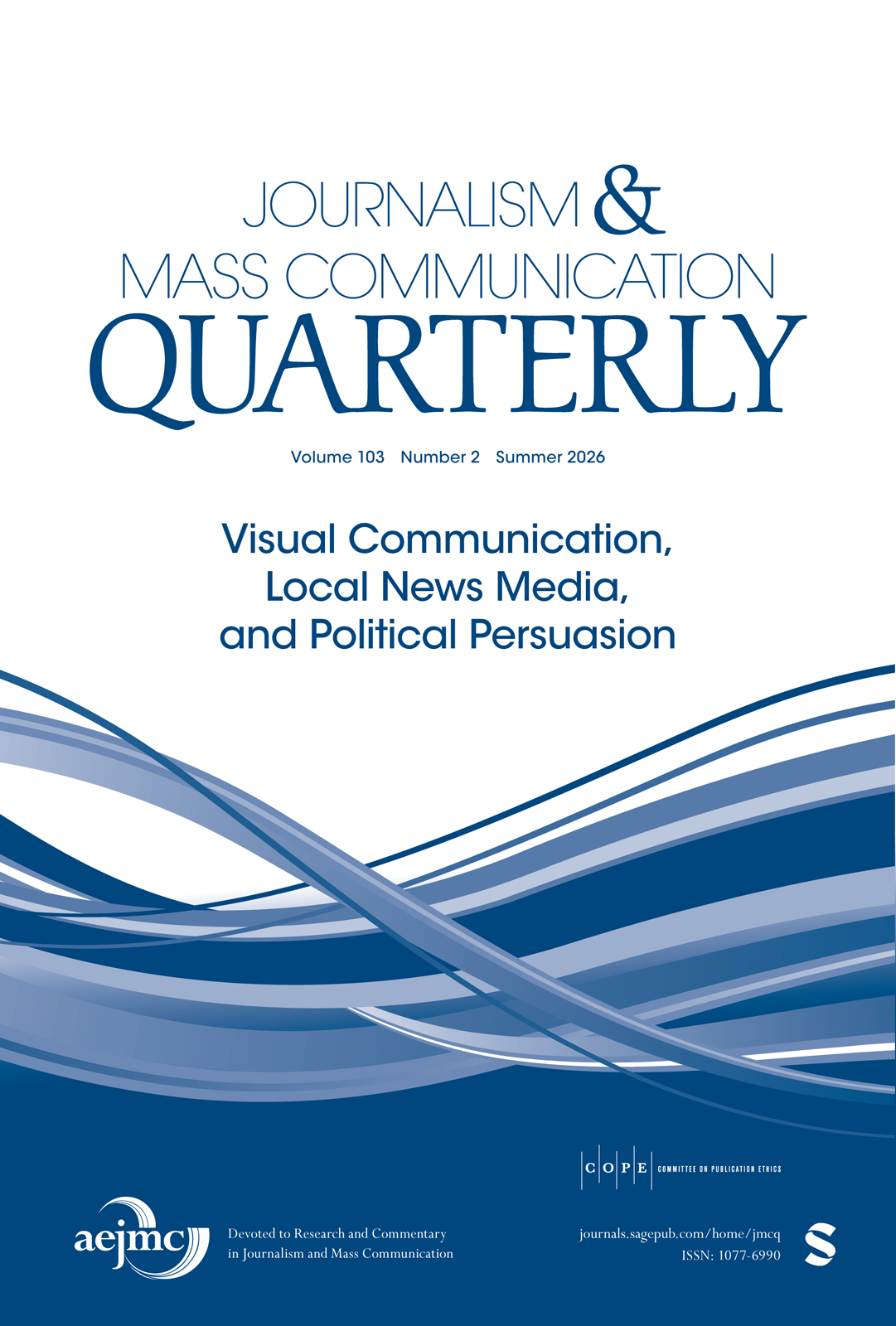 Journalism & Mass Communication Quarterly journal cover
