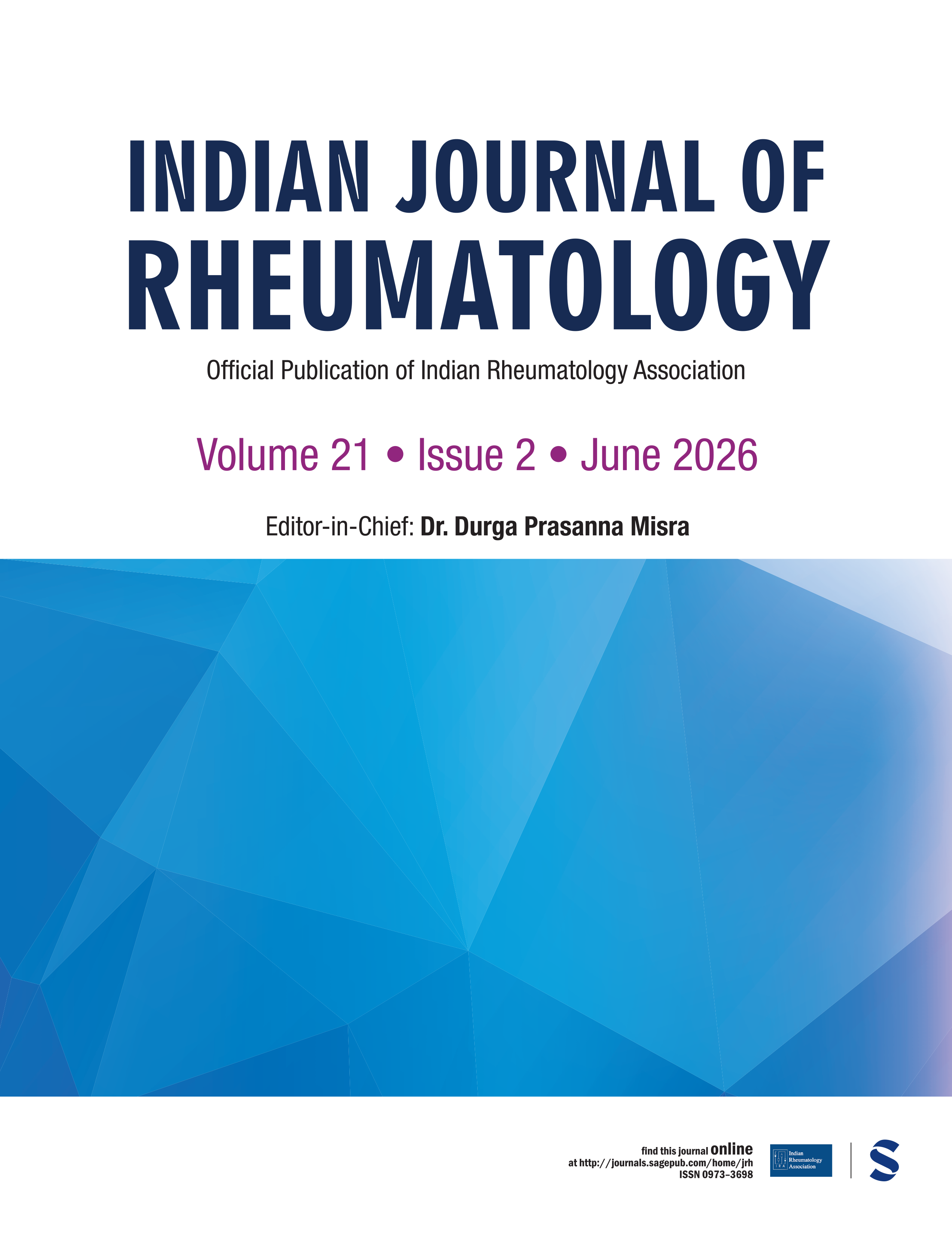 Indian Journal of Rheumatology journal cover