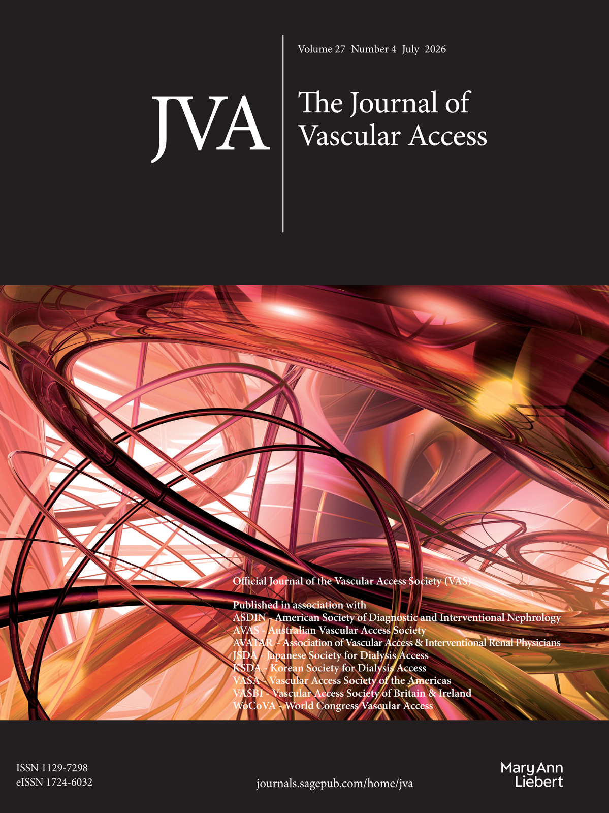 The Journal of Vascular Access journal cover