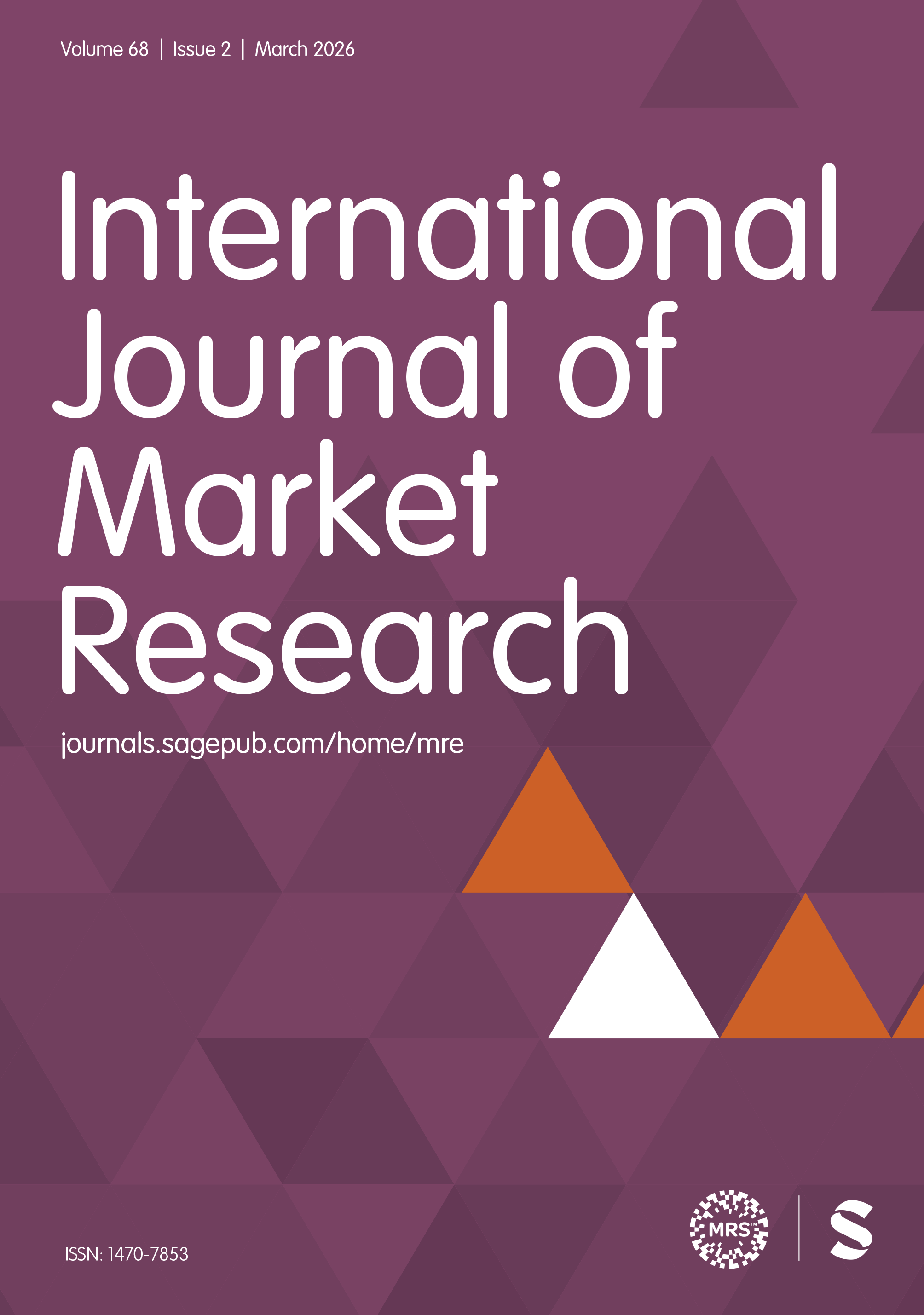 International Journal of Market Research journal cover