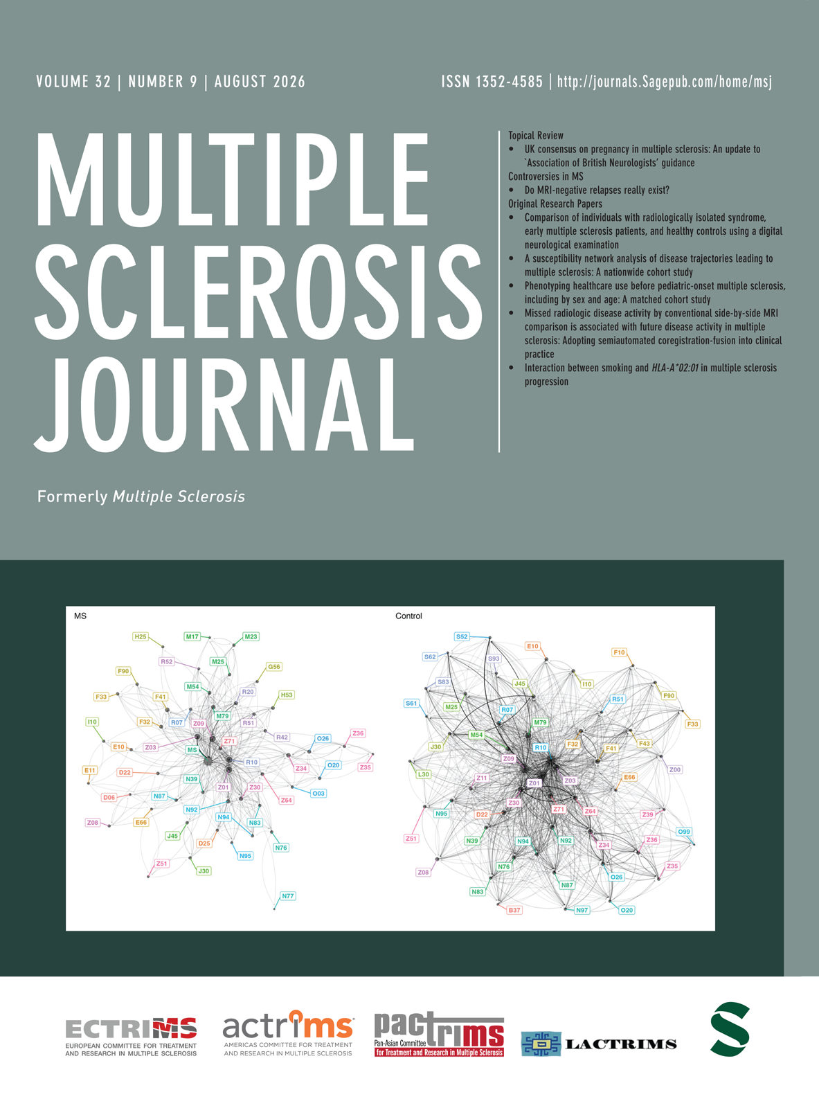 Multiple Sclerosis Journal journal cover