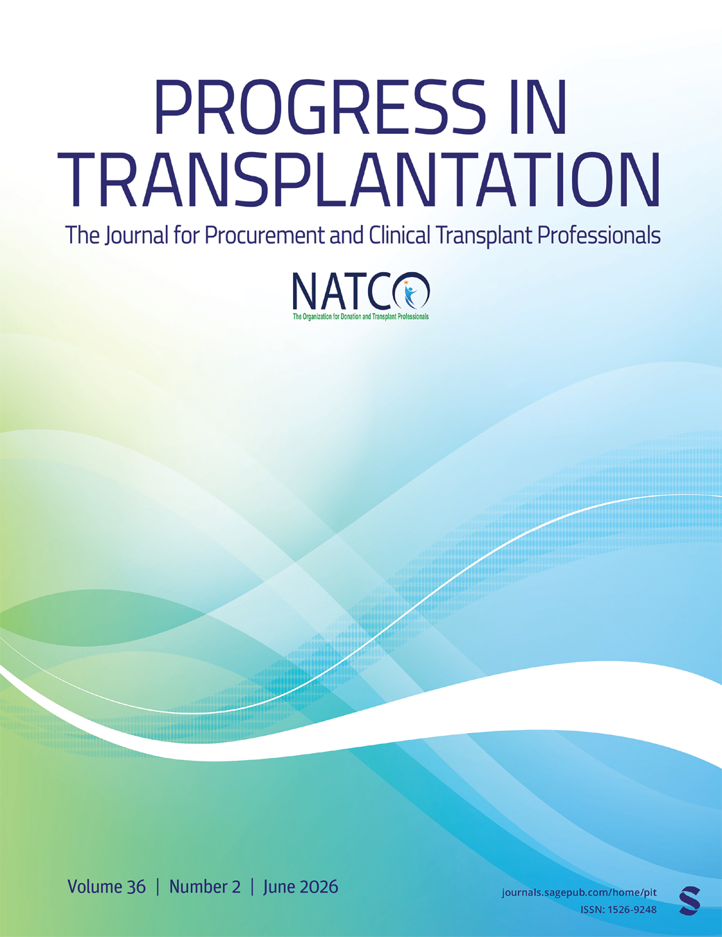 Progress in Transplantation journal cover