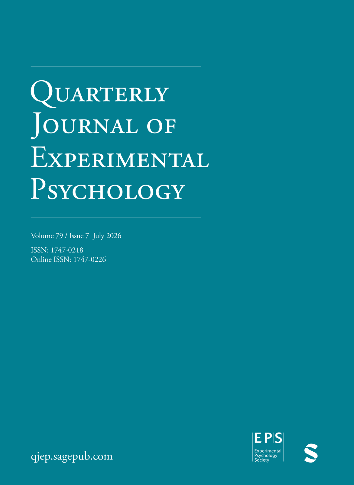Quarterly Journal of Experimental Psychology journal cover