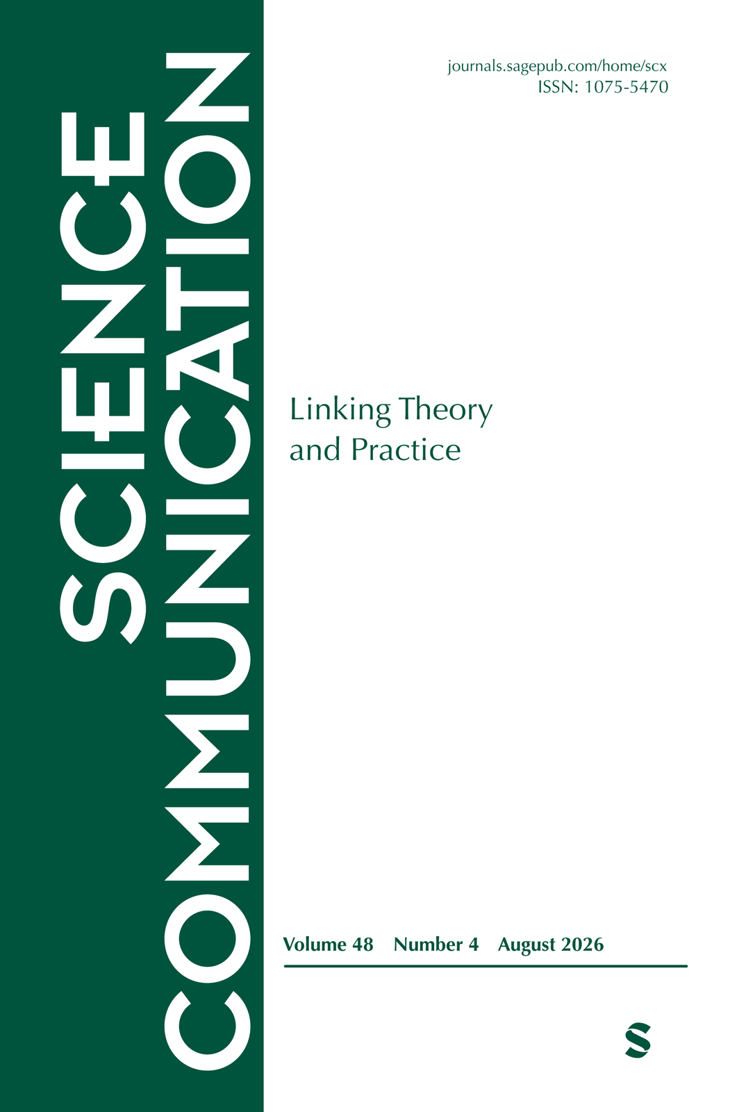 Science Communication journal cover
