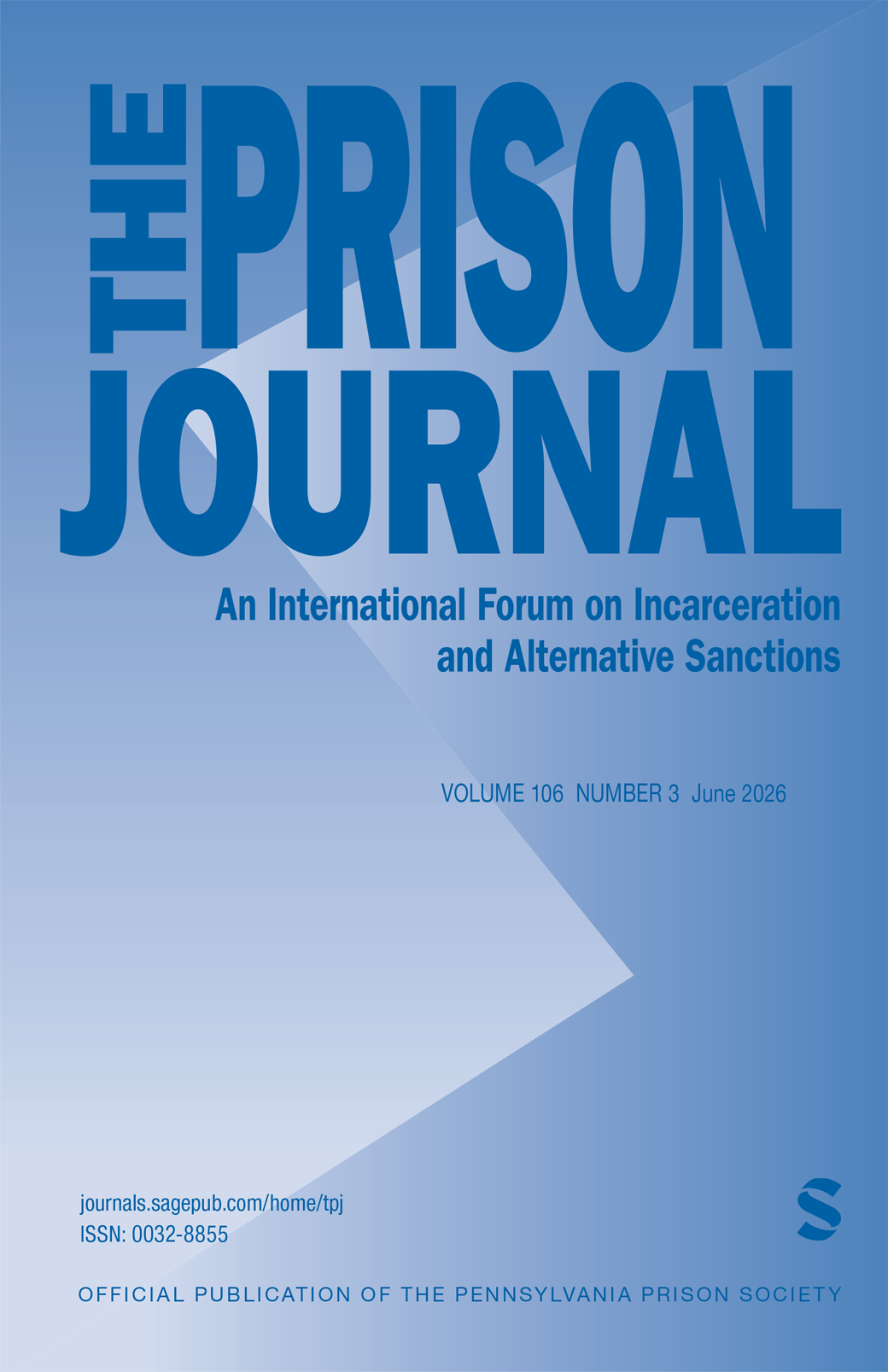 The Prison Journal journal cover