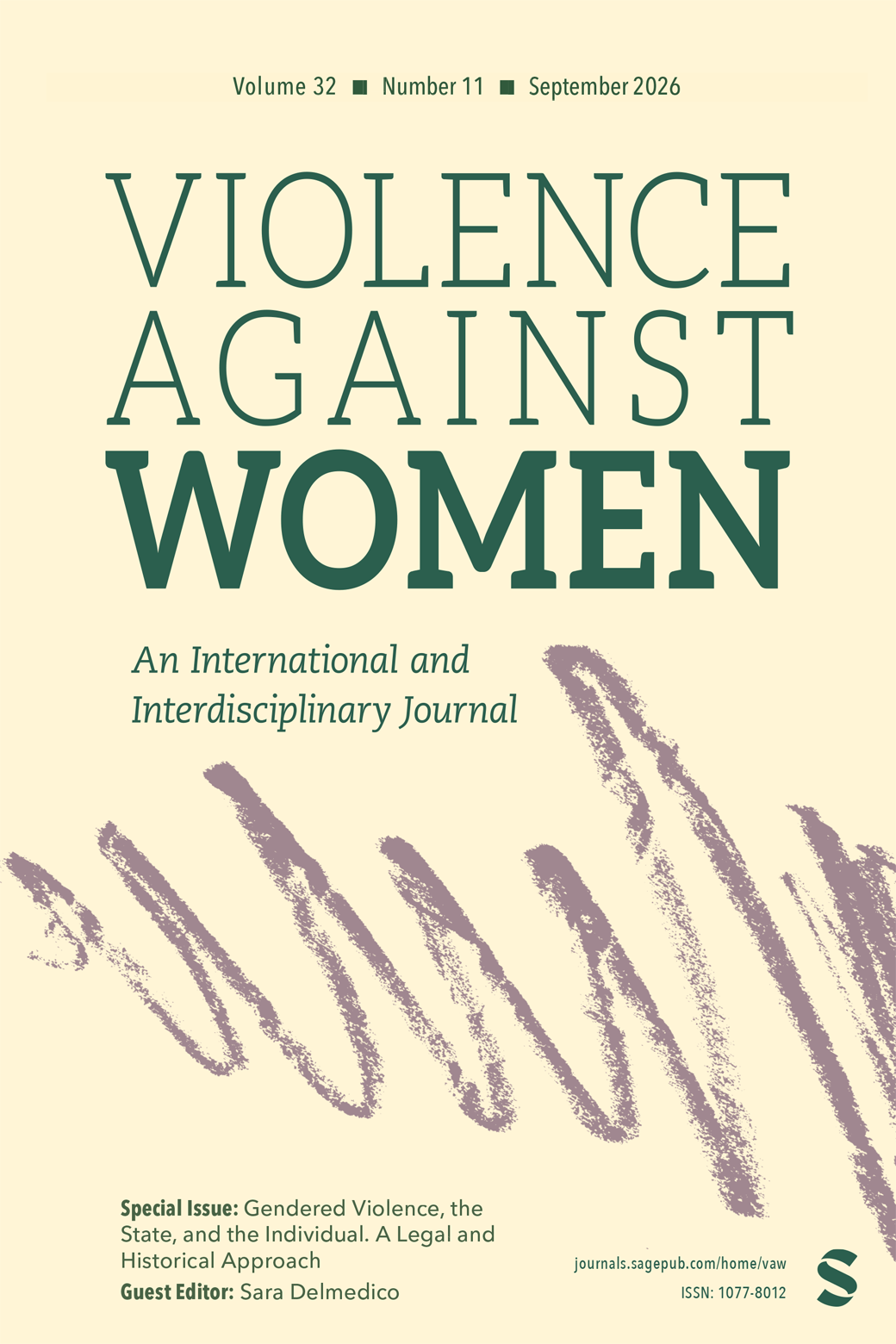 Violence Against Women journal cover