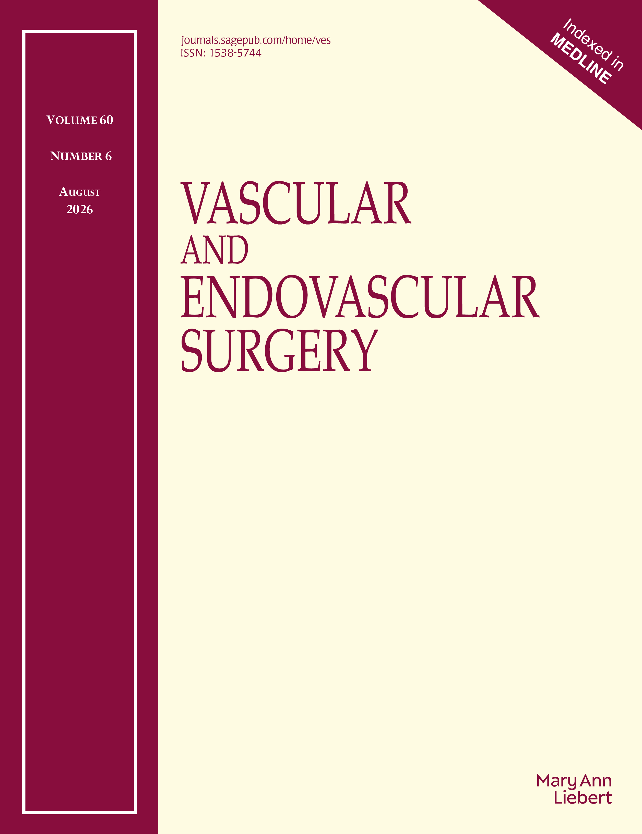 Vascular and Endovascular Surgery journal cover